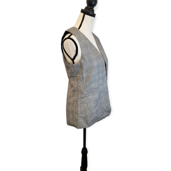 Sincerely Jules Houndstooth Open Vest - Picture 4 of 7